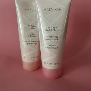 Mary Kay Hydrating Lotion and 2-In-1 Body Wash & Shave - Pink